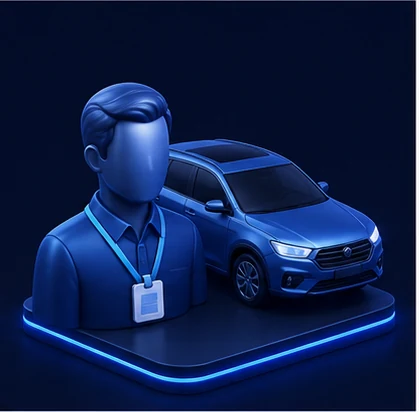 Customers and drivers illustration